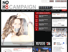 Tablet Screenshot of noh8campaign.com